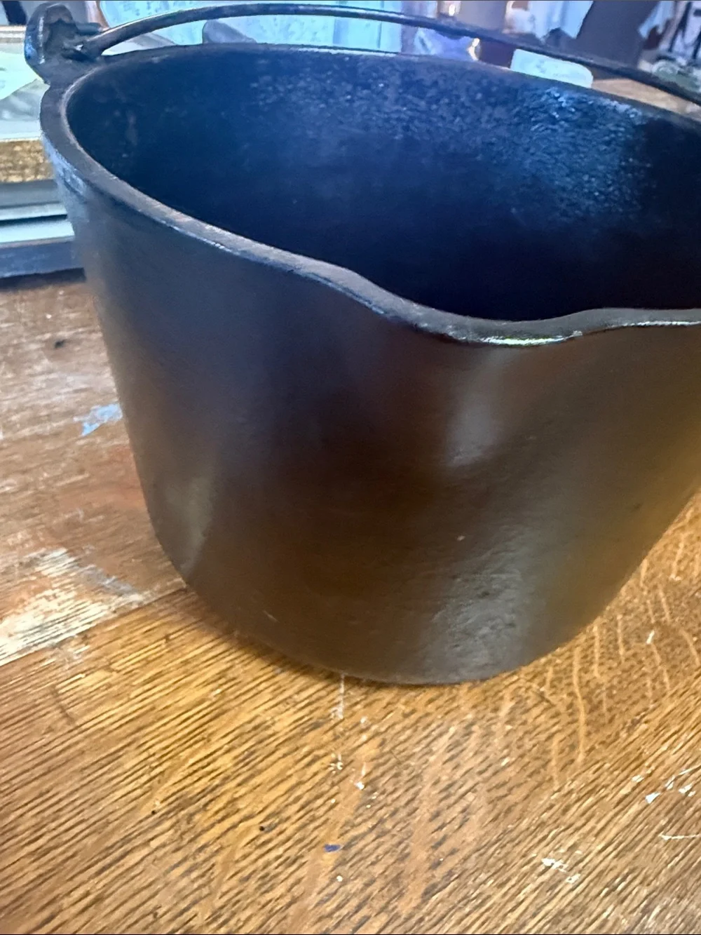 Vintage Wagner Ware Cast Iron Deep Fat Fryer